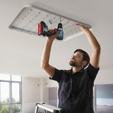 Bosch Professional Combo Kit Akku-Bohrschrauber 18 Volt 65 + Bohrhammer 18 Volt 26 mit 2 Akkus 5 Ah und Ladegerät, Sets Kit