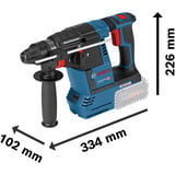Bosch Professional Combo Kit Akku-Bohrschrauber 18 Volt 65 + Bohrhammer 18 Volt 26 mit 2 Akkus 5 Ah und Ladegerät, Sets Kit