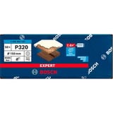 Bosch Professional Expert M480 Netzstruktur-Schleifblatt Ø 150mm, K320 50 Stück, für Exzenterschleifer