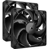 Corsair iCUE LINK RX140 Dual, Gehäuselüfter schwarz, 2er Pack, 140 mm