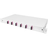 Digitus LWL-Spleißbox, bestückt, 6x SC DX, OM4 