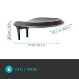 GARDENA Garage für Mähroboter, Unterstand grau/orange, für SILENO pro / max / free