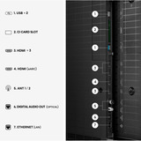 Hisense 85UR8DS RGB MiniLED, LED-Fernseher 215 cm (85 Zoll), schwarz/dunkelgrau, UltraHD/4K, Hi-View AI Engine RGB, 180Hz Panel