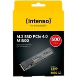 Intenso MI500 500 GB, SSD PCIe 4.0 x4, NVMe 1.4, M.2 2280