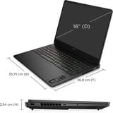 OMEN 16-ap0191ng, Gaming-Notebook schwarz, AMD Ryzen 9 8940HX, NVIDIA GeForce RTX 5060, 32 GB DDR5, 1 TB (1 TB SSD), ohne Betriebssystem