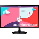 SAMSUNG Essential S24C364EAU, LED-Monitor 59 cm (24 Zoll), schwarz, FullHD, 75 Hz, AMD Free-Sync