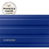 SAMSUNG Portable SSD T7 Shield 1 TB, Externe SSD blau, USB-C 3.2 Gen 2 (10 Gbit/s), extern
