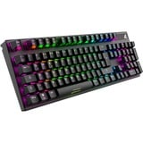 Sharkoon SKILLER SGK20, Gaming-Tastatur schwarz, DE-Layout, Huano Brown
