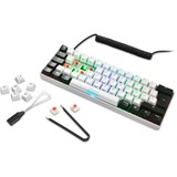 Sharkoon SKILLER SGK50 S4, Gaming-Tastatur weiß, IT-Layout, Kailh Red