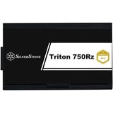 SilverStone Triton 750Rz, PC-Netzteil schwarz, 1x 12-Pin High Power GPU, 3x PCIe, Kabelmanagement, 750 Watt