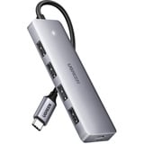 UGREEN USB-C Hub (4-Port, USB 3.0, OTG), USB-Hub grau