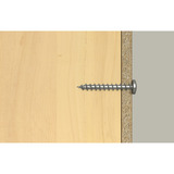 fischer Spanplattenschraube PowerFast II 5,0x40 Halbrundkopf TX 100 Stück, mit Vollgewinde, Edelstahl A2
