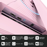 Arozzi Nova 24T1K200, Gaming-Monitor 61 cm (23.8 Zoll), pink, FullHD, IPS, HDMI, DP, Adaptive-Sync, HDR, 200Hz Panel