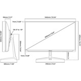 Arozzi Nova 24T1K200, Gaming-Monitor 61 cm (23.8 Zoll), pink, FullHD, IPS, HDMI, DP, Adaptive-Sync, HDR, 200Hz Panel