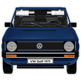 COBI Volkswagen Golf Cabriolet, Konstruktionsspielzeug blau, Maßstab: 1:12
