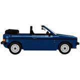 COBI Volkswagen Golf Cabriolet, Konstruktionsspielzeug blau, Maßstab: 1:12