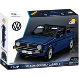 COBI Volkswagen Golf Cabriolet, Konstruktionsspielzeug blau, Maßstab: 1:12