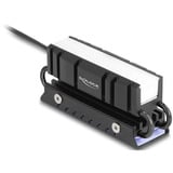 DeLOCK M.2 Kühlkörper für SSD 2280 schwarz, mit RGB LED