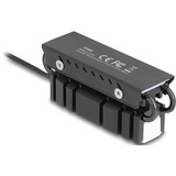 DeLOCK M.2 Kühlkörper für SSD 2280 schwarz, mit RGB LED