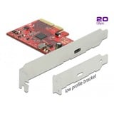 DeLOCK PCIe x4>1x extern USB-C 3.2 Gen 2x2, Schnittstellenkarte 