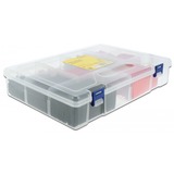 DeLOCK Schrumpfschlauch-Sortimentsbox 520-teilig rot/schwarz, Schlauchlänge 100mm / 50mm