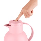 Emsa SAMBA Isolierkanne, 1 Liter rosa, QUICK PRESS Verschluss