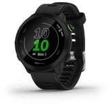 Garmin Forerunner 55, Smartwatch schwarz, 42 mm, Silikon-Armband