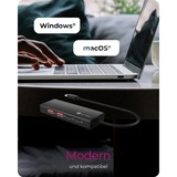 ICY BOX IB-HUB1436-CPD 4-Port USB 3.2 Gen 2, USB-Hub schwarz