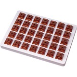Keychron Gateron Phantom Brown Switch-Set, Tastenschalter braun/transparent
