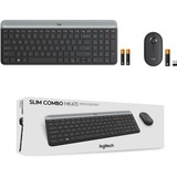 Logitech MK470 Slim Combo, Desktop-Set graphit, DE-Layout, Scissor-Switch