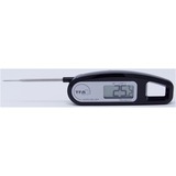TFA Thermo Jack 30.1047, Thermometer schwarz, Klappthermometer im Taschenformat