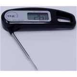 TFA Thermo Jack 30.1047, Thermometer schwarz, Klappthermometer im Taschenformat