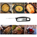 TFA Thermo Jack 30.1047, Thermometer schwarz, Klappthermometer im Taschenformat