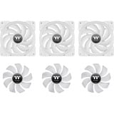 Thermaltake SWAFAN EX12 RGB PC Cooling Fan White TT Premium Edition, Gehäuselüfter weiß, 3er Pack, inkl. Controller, 120 mm