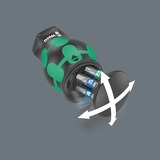 Wera Kraftform Kompakt Stubby Magazin 3 Bit-Satz schwarz/grün, 7-teilig