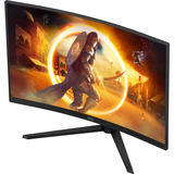 AOC CQ32G4VE, Gaming-Monitor 80 cm (31.5 Zoll), schwarz (matt), QHD, Fast-VA, Curved, HDMI, DP, HDR, 180Hz Panel