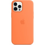 Apple Silikon Case mit MagSafe, Handyhülle orange, iPhone 12 Pro Max