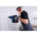 Bosch Akku-Bohrhammer GBH 18V-34 CF Professional solo blau/schwarz, Bluetooth Modul, ohne Akku und Ladegerät, im Koffer