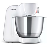 Bosch MUM58257 Küchenmaschine weiß/silber, 1.000 Watt, Serie 4