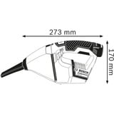 Bosch Professional GAS 12V / 10,8V-LI Professional, Handstaubsauger blau, L-BOXX 102, ohne Akku und Ladegerät