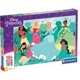 Clementoni Supercolor Maxi - Disney Princess, Puzzle 104 Teile