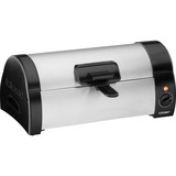 Cloer Brötchenbäcker 3080 , Toaster silber/schwarz