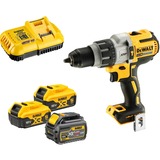 DeWALT Akku-Schlagbohrschrauber DCD996TP2, 18Volt gelb/schwarz, 2x Li-Ion XR Akku 5,0Ah, 1x 108 Wh XR FLEXVOLT Akku, in T STAK Box
