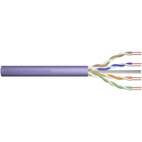 Digitus Professional Cat.6 U/UTP Verlegekabel simplex, Eca violett, 305 Meter Rolle