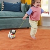 Fisher-Price Pets Gassi gehen mit Hündchen, Spielfigur Nachziehspielzeug mit Bewegung und Geräuschen