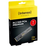 Intenso Premium 1 TB, SSD PCIe 3.0 x4, NVMe 1.3, M.2 2280