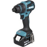 Makita Akku-Bohrschrauber mit Wechselkopfsystem DDF491Z, 18Volt blau/schwarz, ohne Akku und Ladegerät, mit Schnellspannbohrfutter