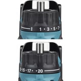 Makita Akku-Bohrschrauber mit Wechselkopfsystem DDF491Z, 18Volt blau/schwarz, ohne Akku und Ladegerät, mit Schnellspannbohrfutter