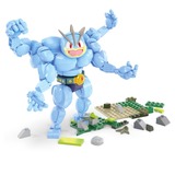 Mattel MEGA Pokémon Machomei, Konstruktionsspielzeug Bauspielzeug-Set mit einer beweglichen Figur