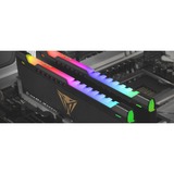 Patriot DIMM 32 GB DDR4-3200 (2x 16 GB) Dual-Kit, Arbeitsspeicher schwarz, PVSR432G320C6K, Viper Steel RGB, INTEL XMP